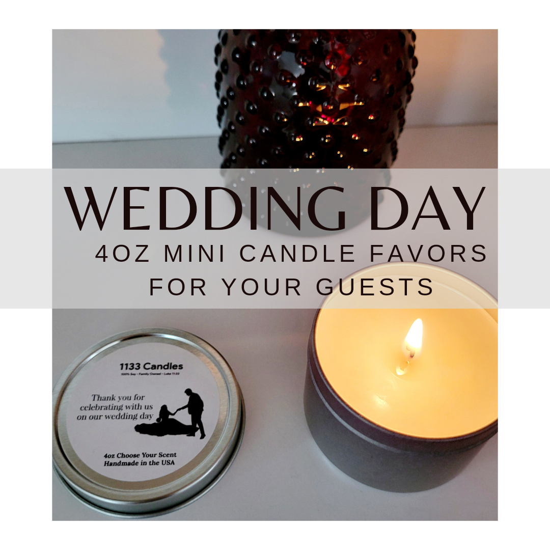 Mini outlet candle favors